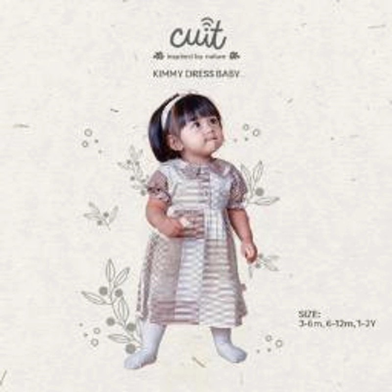 Product image CUIT Baby 3 Bulan-2 Tahun Kimmy Dress Anak Perempuan M (6-12 bulan) Taupe